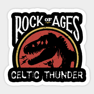 celtic rock of ages Sticker